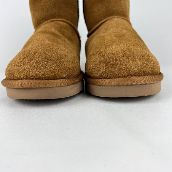 Koolaburra Ugg Koola Short Womens Boots Chestnut Brown Suede 1017090 size 9 - Picture 6 of 16